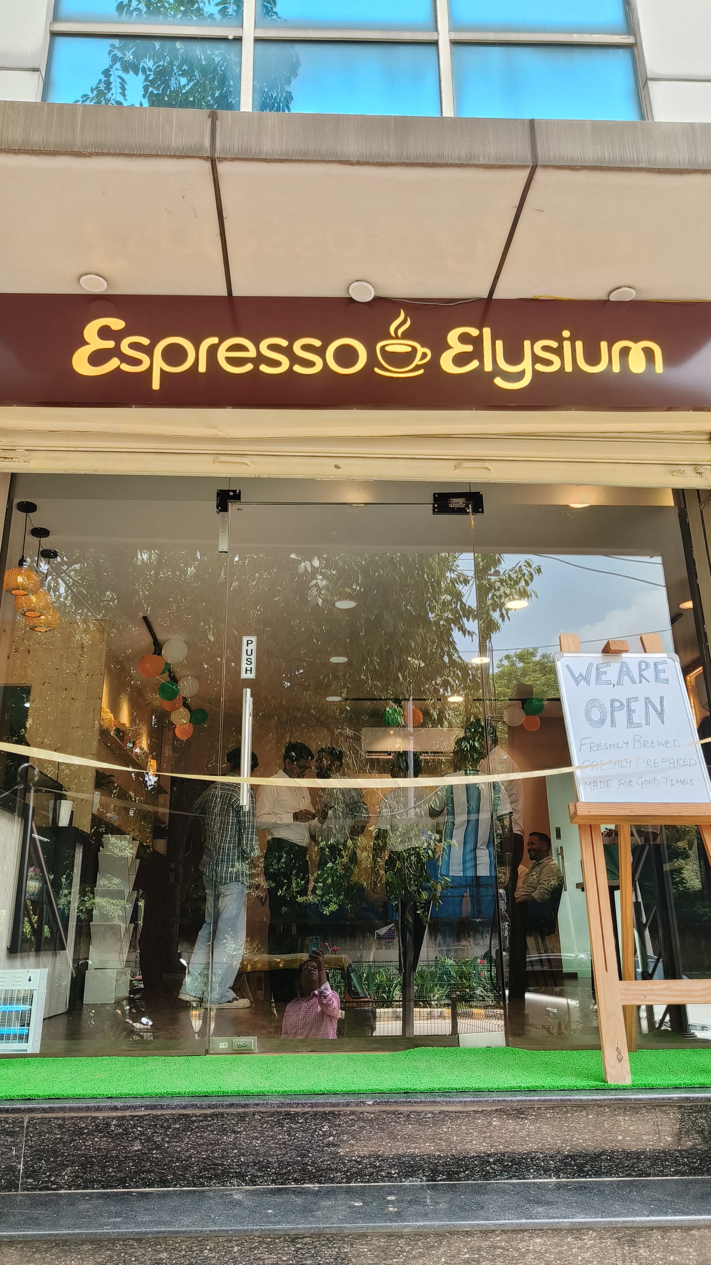 Cafe Exterior Entrance