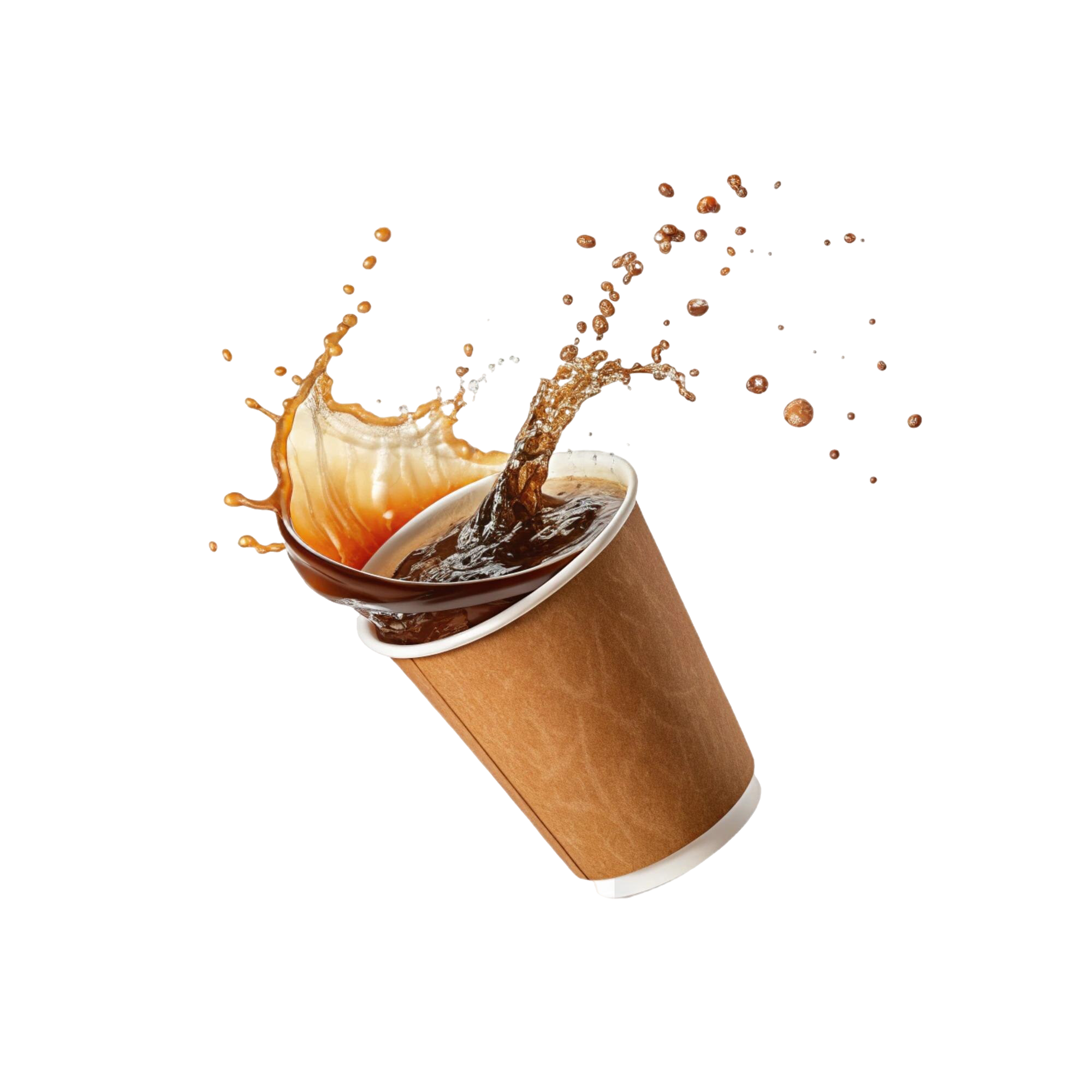 Coffee Glass Splash