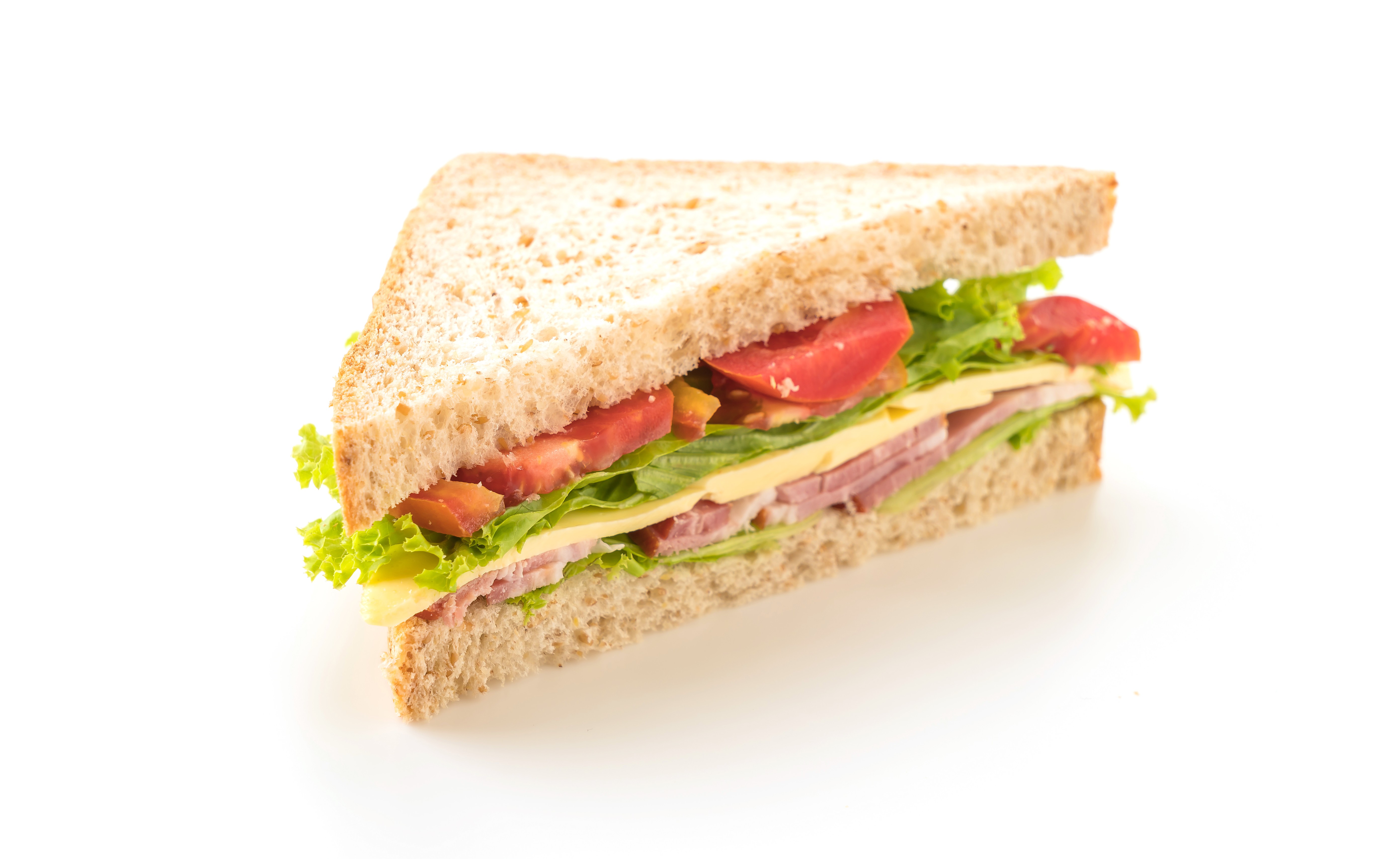 Freshly prepared sandwich